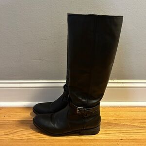 Naturalizer Black Faux Leather Boots